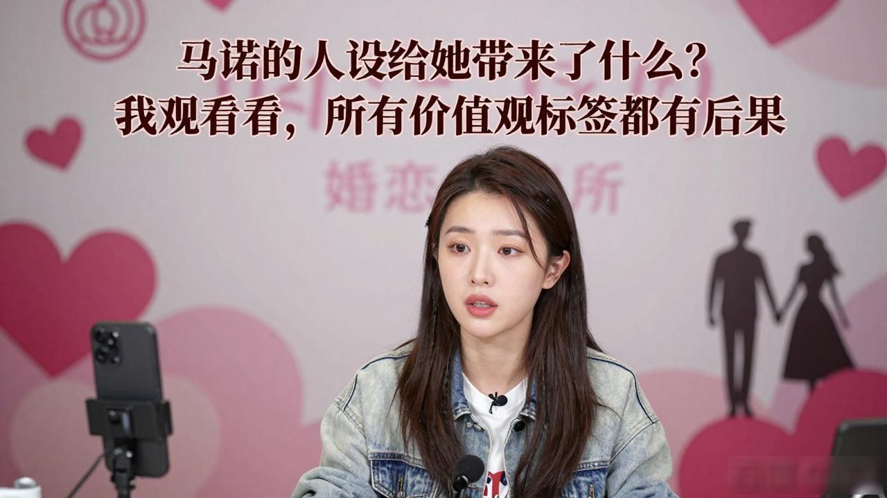 马诺的人设给她带来了什么？在我看来，所有价值观标签都有后果